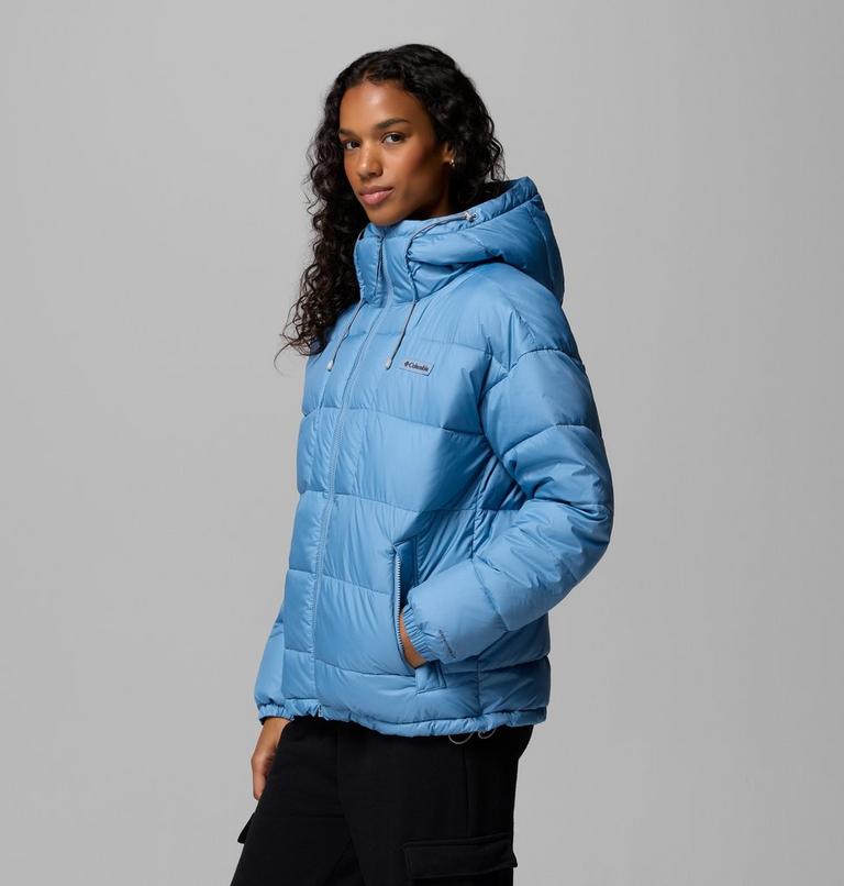 Chaqueta acolchada con capucha Pike Lake III para mujer, Color: Rainy Day, image 4