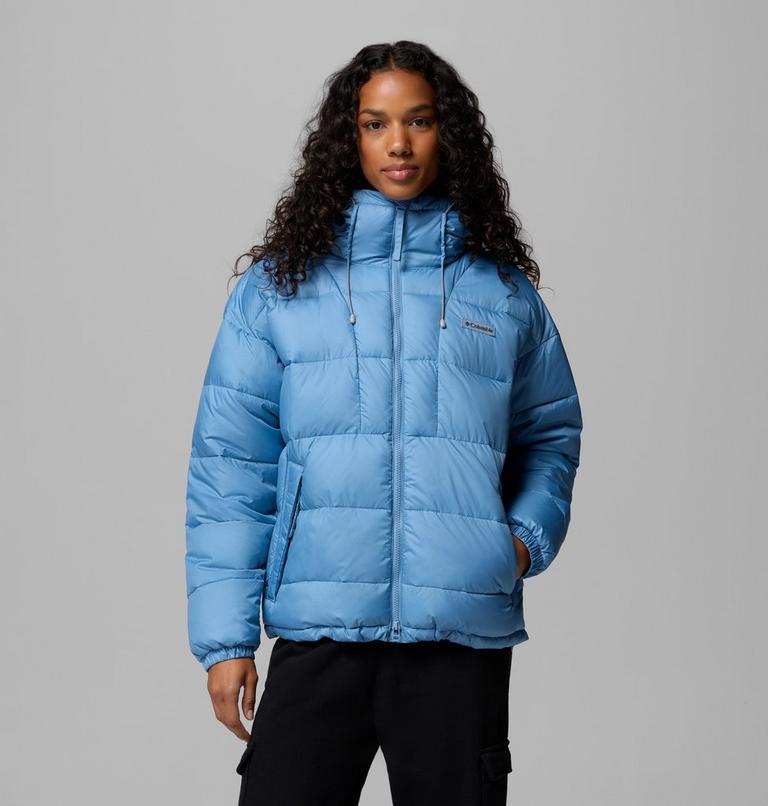 Chaqueta acolchada con capucha Pike Lake III para mujer, Color: Rainy Day, image 1