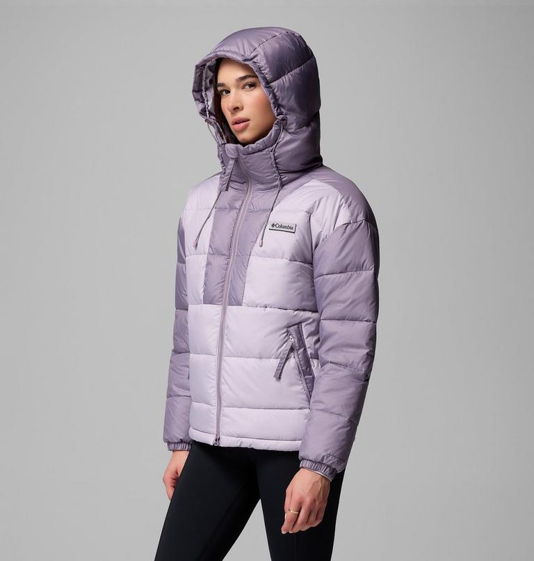 Chaqueta acolchada con capucha Pike Lake III para mujer, Color: Lavender Pearl, Shale Purple, image 4