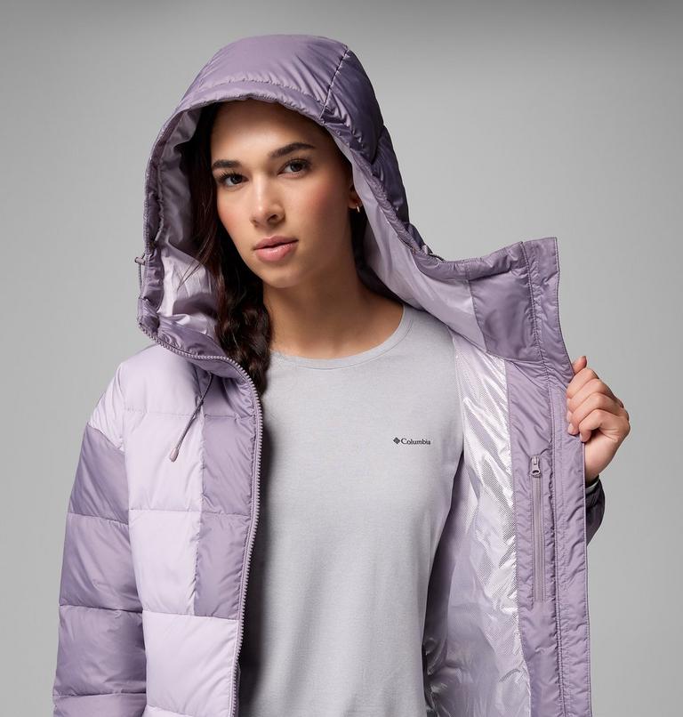 Chaqueta acolchada con capucha Pike Lake III para mujer, Color: Lavender Pearl, Shale Purple, image 6