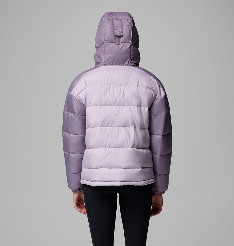 Chaqueta acolchada con capucha Pike Lake III para mujer, Color: Lavender Pearl, Shale Purple, image 3