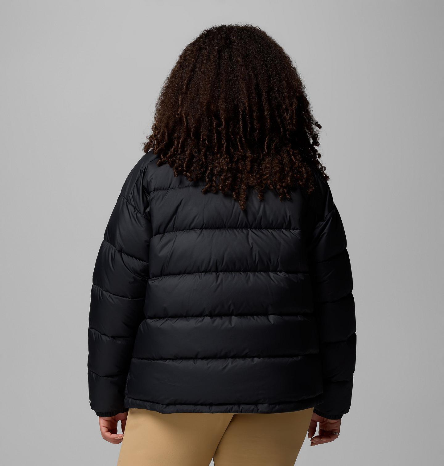 Женская куртка Columbia Pike Lake Jacket - Plus Size, цвет: Чёрный — фото 3
