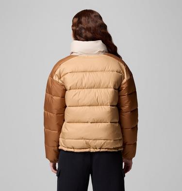 Women's Pike Lake Puffer Jacket, Color: Canoe, Camel Brown, Dark Stone, image 15