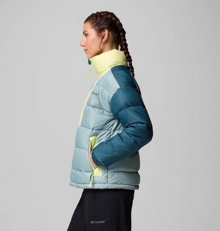 Chaqueta acolchada Pike Lake para mujer, Color: Crushed Blue, Everblue, Citron Haze, image 4