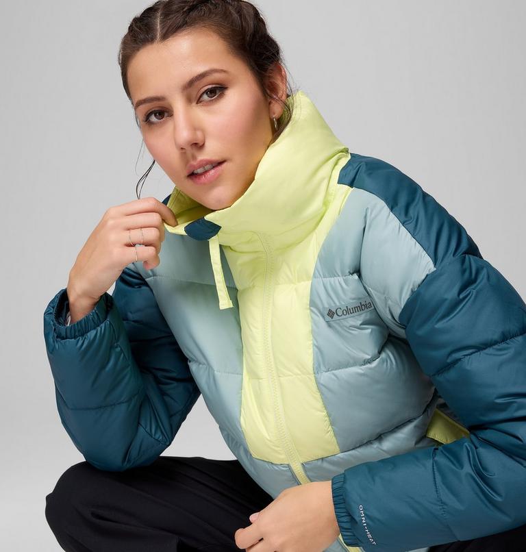 Chaqueta acolchada Pike Lake para mujer, Color: Crushed Blue, Everblue, Citron Haze, image 5