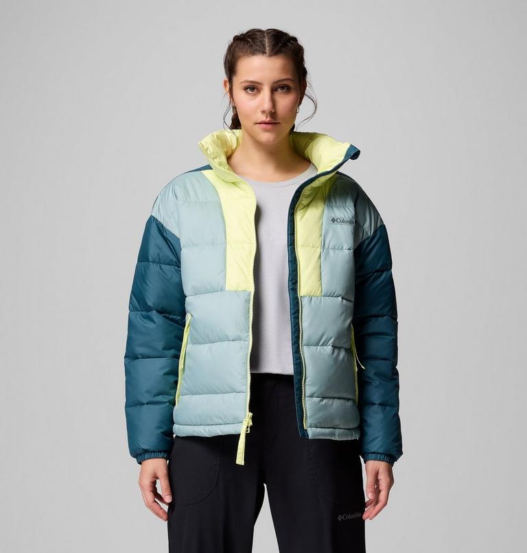 Chaqueta acolchada Pike Lake para mujer, Color: Crushed Blue, Everblue, Citron Haze, image 6