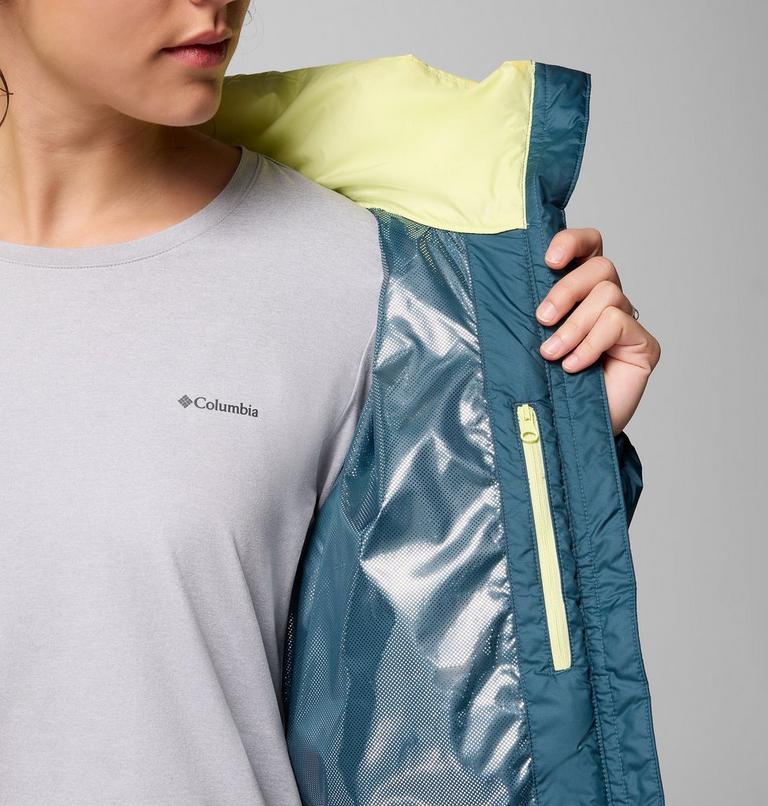 Chaqueta acolchada Pike Lake para mujer, Color: Crushed Blue, Everblue, Citron Haze, image 7