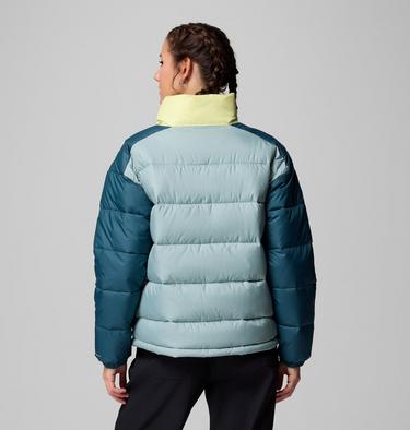 Women's Pike Lake Puffer Jacket, Color: Crushed Blue, Everblue, Citron Haze, image 19