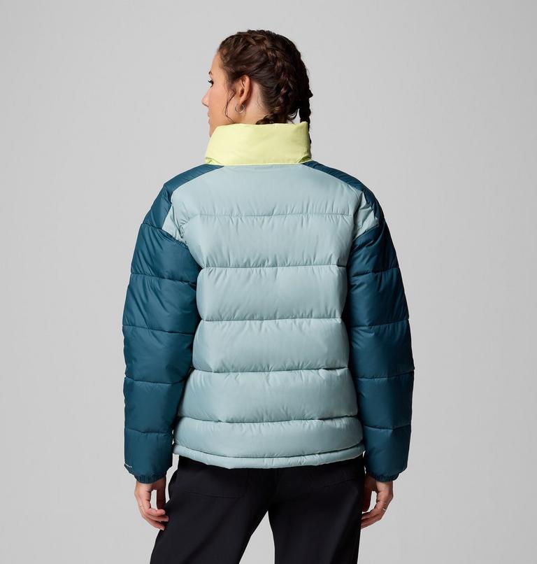 Chaqueta acolchada Pike Lake para mujer, Color: Crushed Blue, Everblue, Citron Haze, image 3