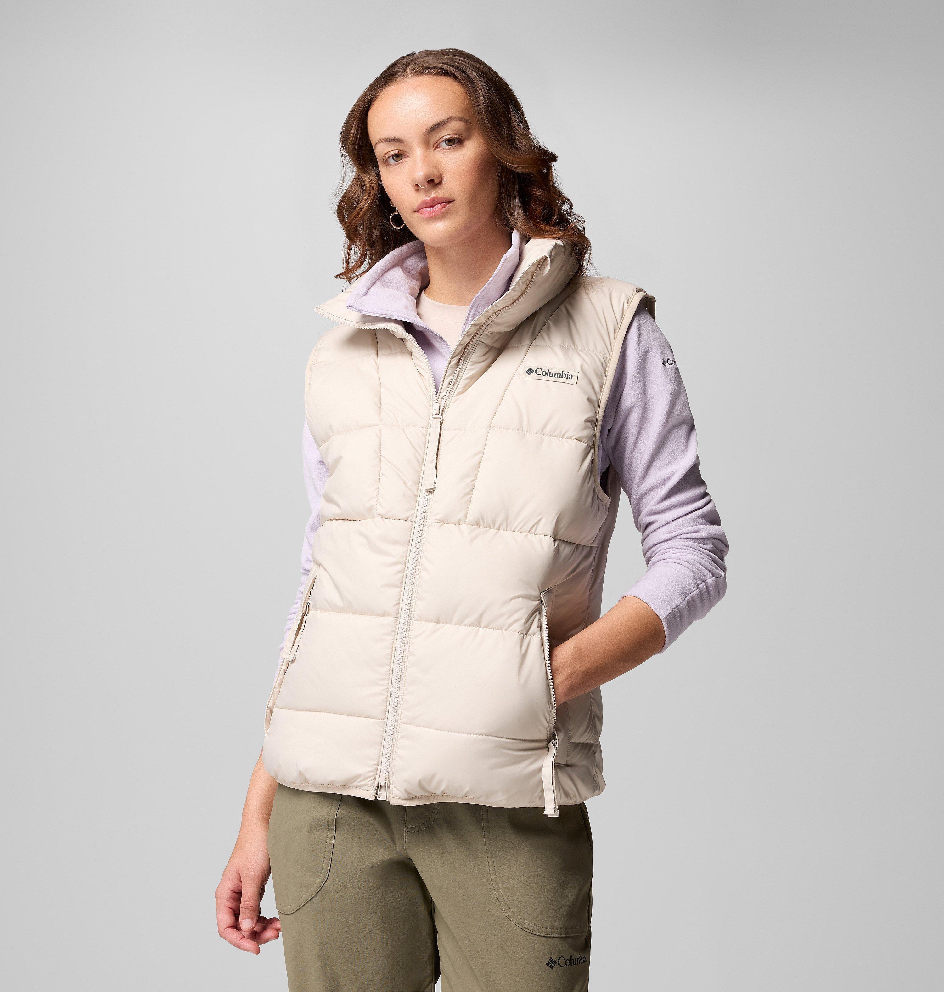 Columbia Sportswear Women's Brown Columbia - Pike Lake™ Iii Insulated Puffer Gilet - Dark Stone Extra Small