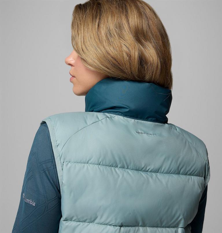 Women's Pike Lake III Insulated Puffer Gilet, Color: Crushed Blue, Everblue, image 6