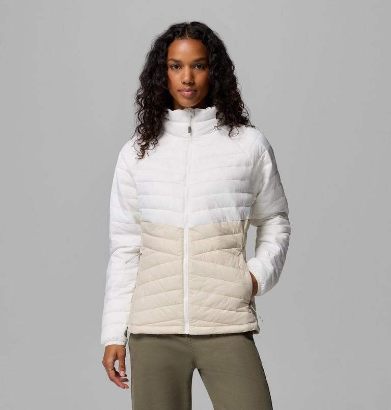 Damska ocieplana kurtka Powder Pass, Color: Dark Stone, Sea Salt, image 1