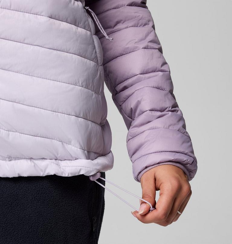 Chaqueta aislante Powder Pass para mujer, Color: Lavender Pearl, Shale Purple, image 8