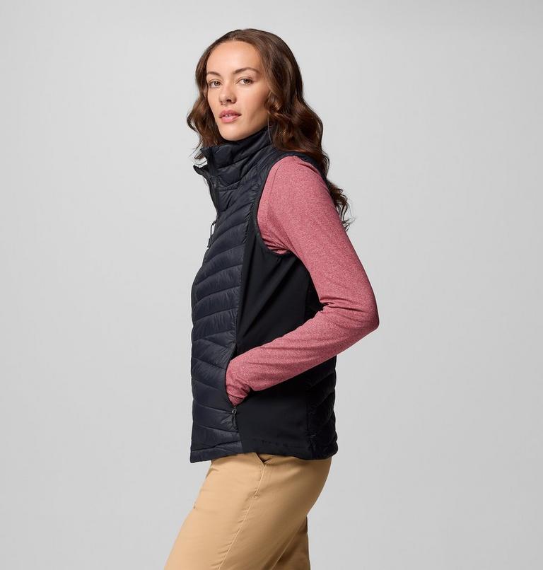 Women's Powder Pass III Hybrid Gilet, Color: Black, image 4