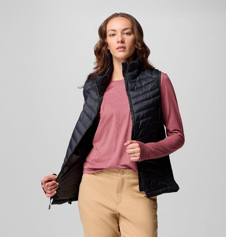 Women's Powder Pass III Hybrid Gilet, Color: Black, image 5