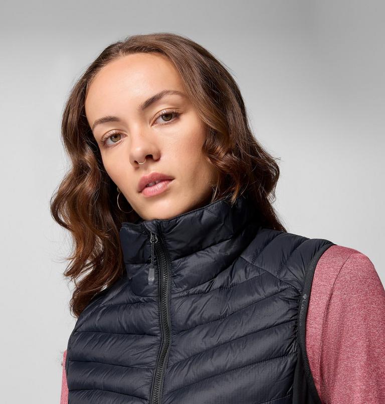 Women's Powder Pass III Hybrid Gilet, Color: Black, image 6