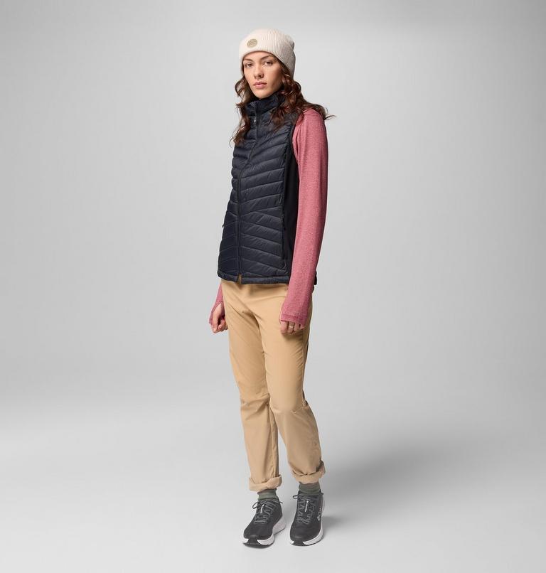 Women's Powder Pass III Hybrid Gilet, Color: Black, image 2
