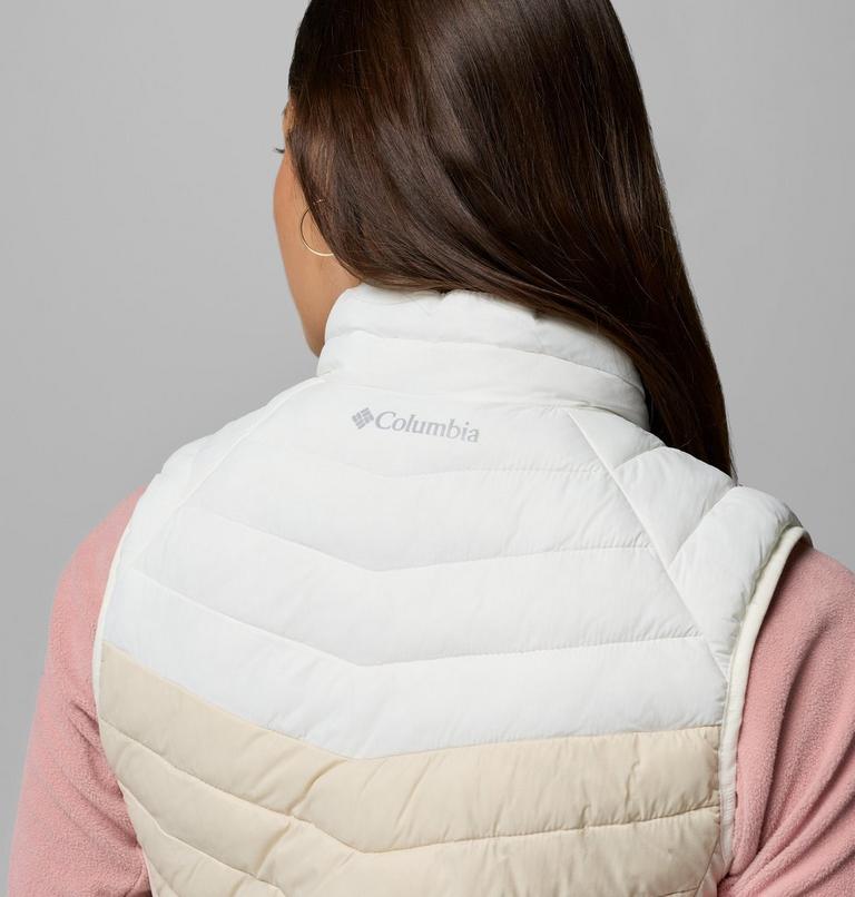 Women's Powder Pass III Hybrid Gilet, Color: Dark Stone, Sea Salt, image 9
