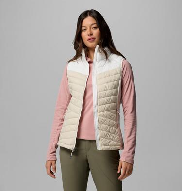 Doudoune Sans Manches Hybride Powder Pass III Femme, Color: Dark Stone, Sea Salt, image 5