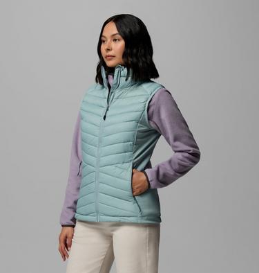 Doudoune Sans Manches Hybride Powder Pass III Femme, Color: Crushed Blue, image 4