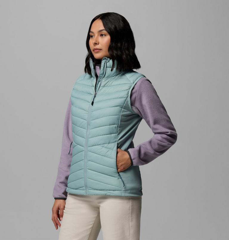 Doudoune Sans Manches Hybride Powder Pass III Femme, Color: Crushed Blue, image 4