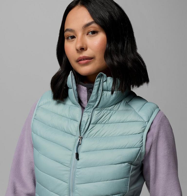 Doudoune Sans Manches Hybride Powder Pass III Femme, Color: Crushed Blue, image 6