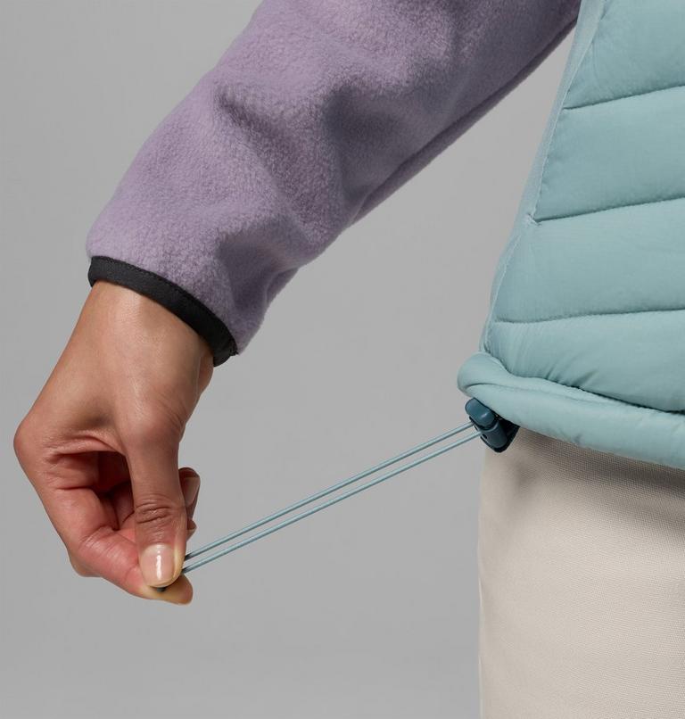 Doudoune Sans Manches Hybride Powder Pass III Femme, Color: Crushed Blue, image 7