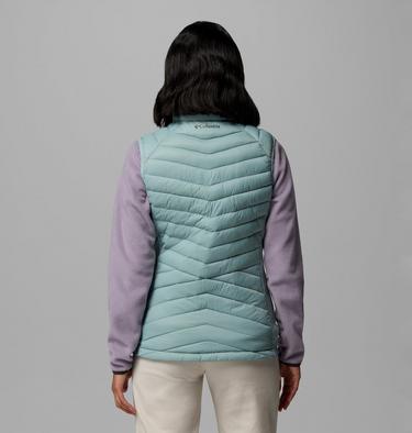 Doudoune Sans Manches Hybride Powder Pass III Femme, Color: Crushed Blue, image 3