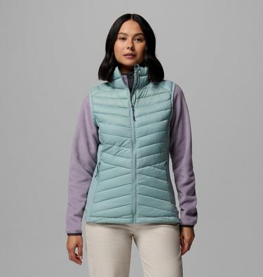 Doudoune Sans Manches Hybride Powder Pass III Femme, Color: Crushed Blue, image 1