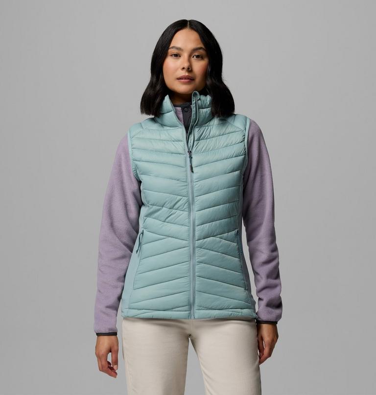 Doudoune Sans Manches Hybride Powder Pass III Femme, Color: Crushed Blue, image 1