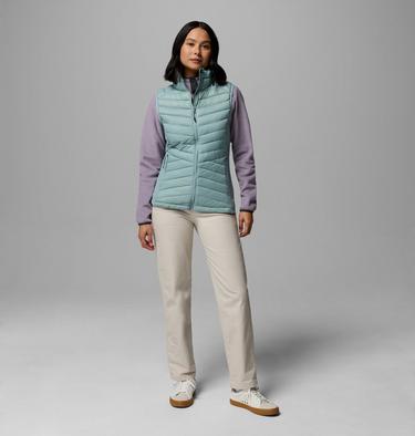 Doudoune Sans Manches Hybride Powder Pass III Femme, Color: Crushed Blue, image 2