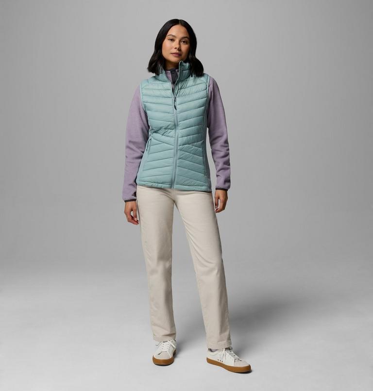 Doudoune Sans Manches Hybride Powder Pass III Femme, Color: Crushed Blue, image 2