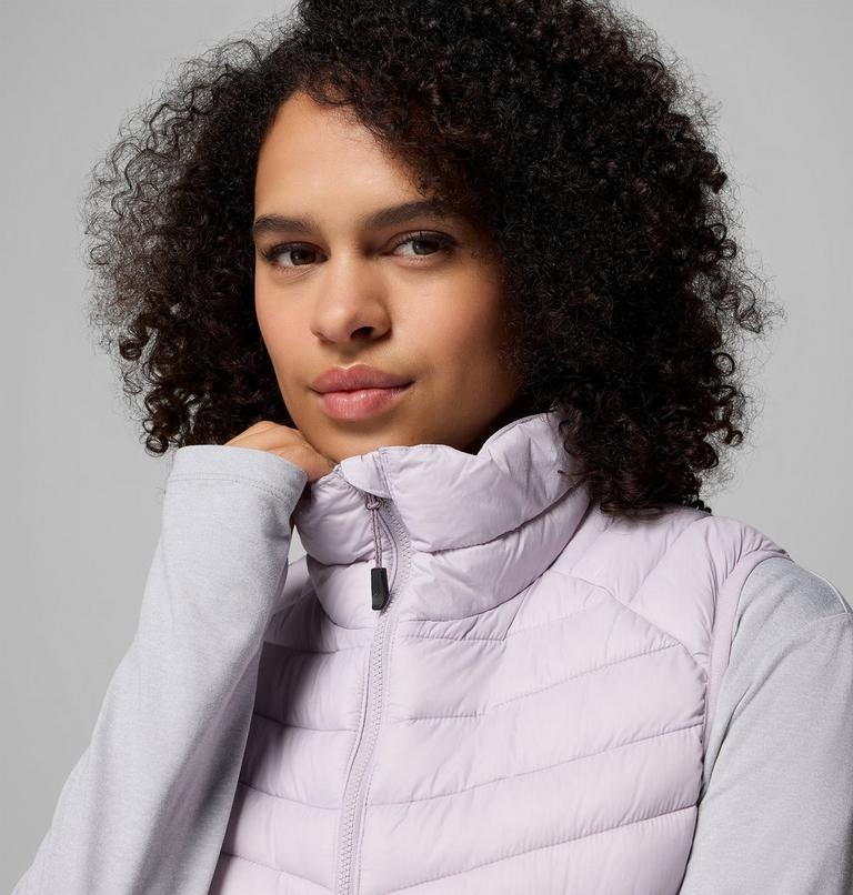 Women's Powder Pass III Hybrid Gilet, Color: Lavender Pearl, image 6