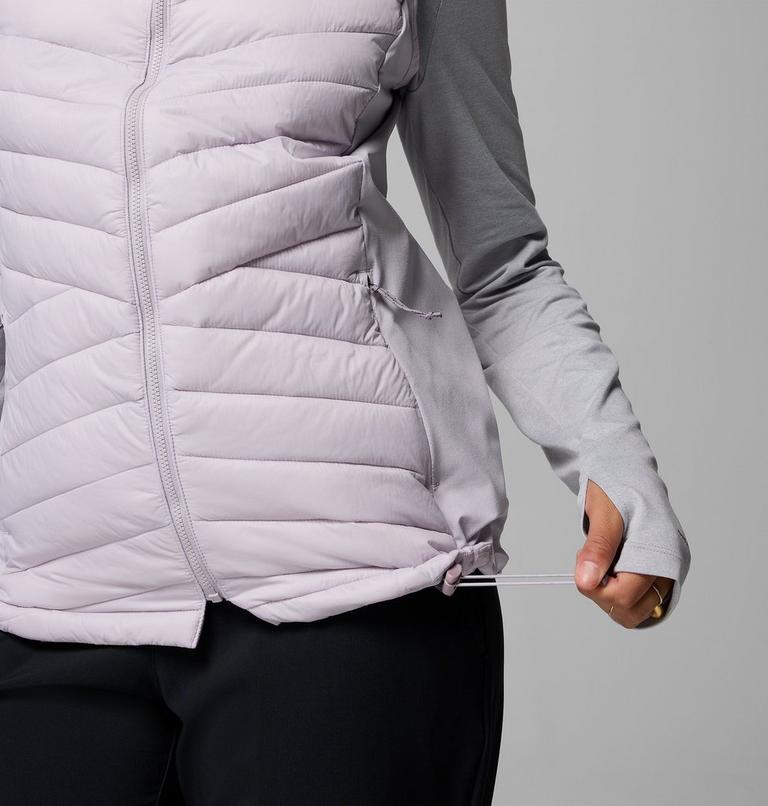 Women's Powder Pass III Hybrid Gilet, Color: Lavender Pearl, image 8