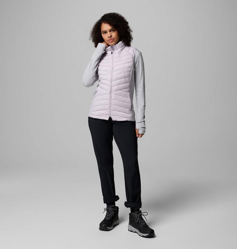Women's Powder Pass III Hybrid Gilet, Color: Lavender Pearl, image 2