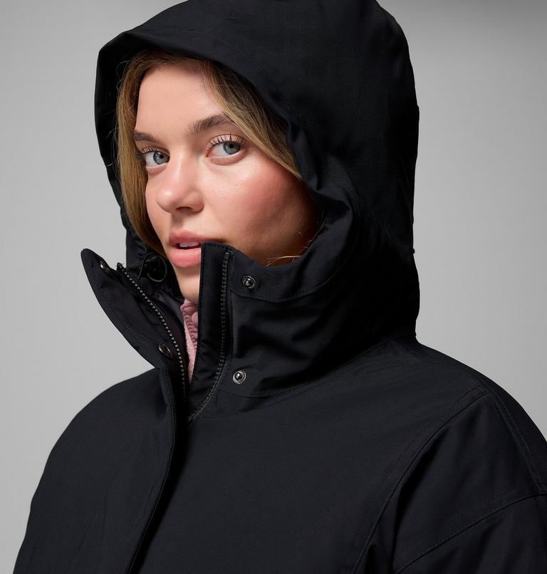 Parka impermeable de plumón Harmony Falls para mujer, Color: Black, image 4