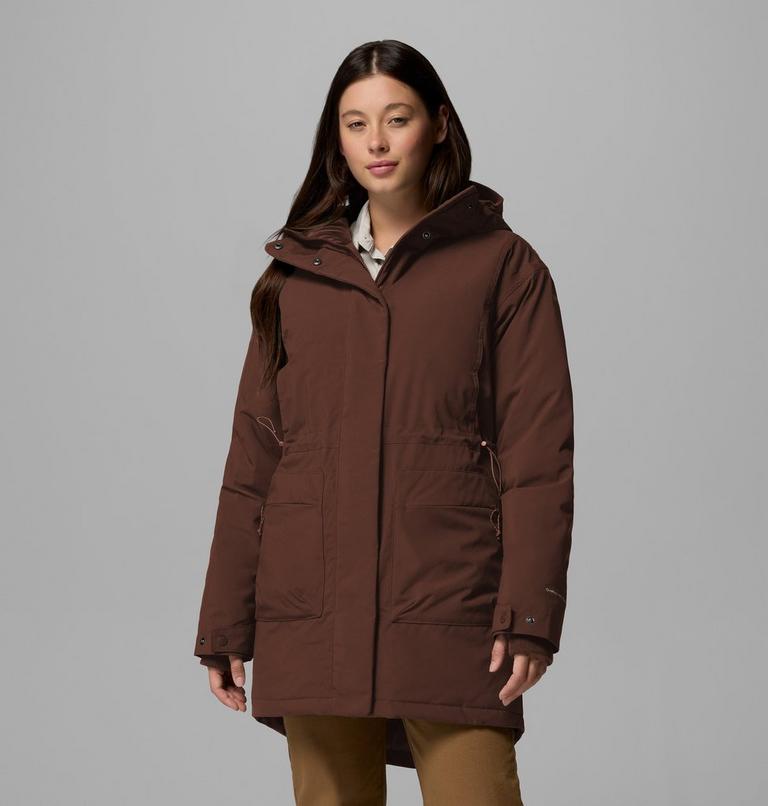 Parka impermeable de plumón Harmony Falls para mujer, Color: Tobacco, image 4