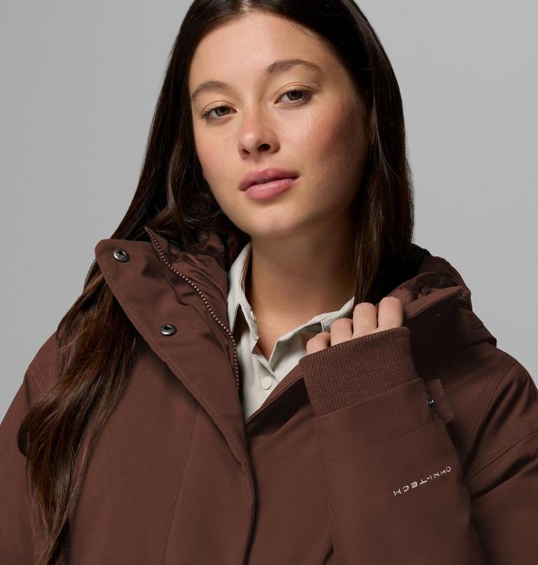 Parka impermeable de plumón Harmony Falls para mujer, Color: Tobacco, image 5