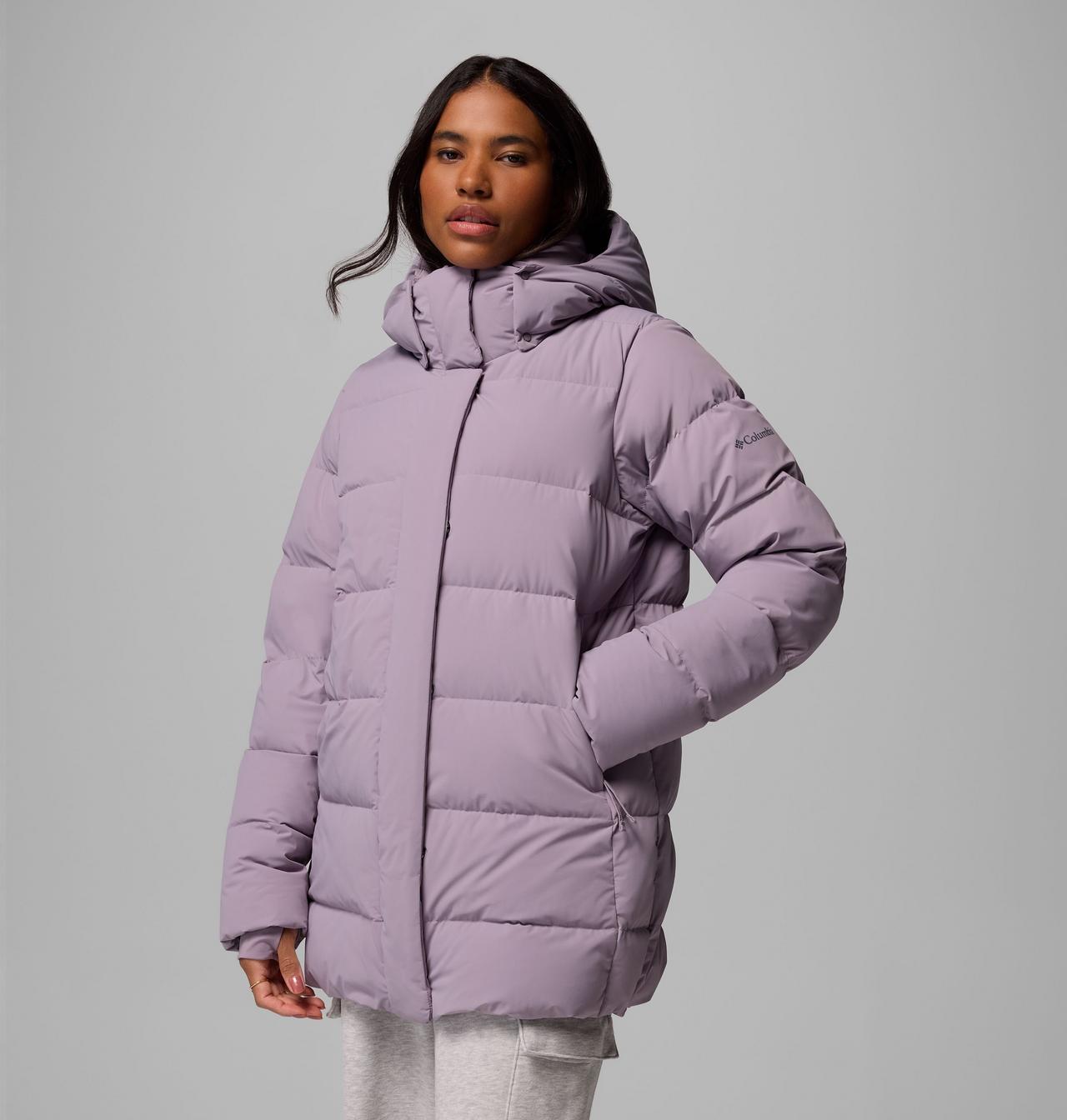 Women's Amaze Puff™ Mid Hooded Jacket | 554 | M 5