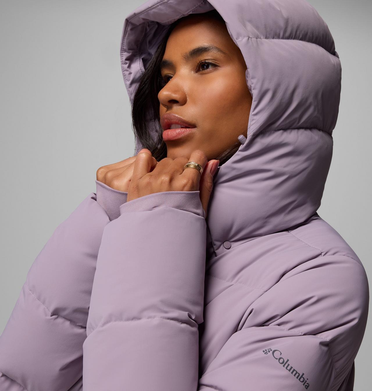 Women's Amaze Puff™ Mid Hooded Jacket | 554 | M 10