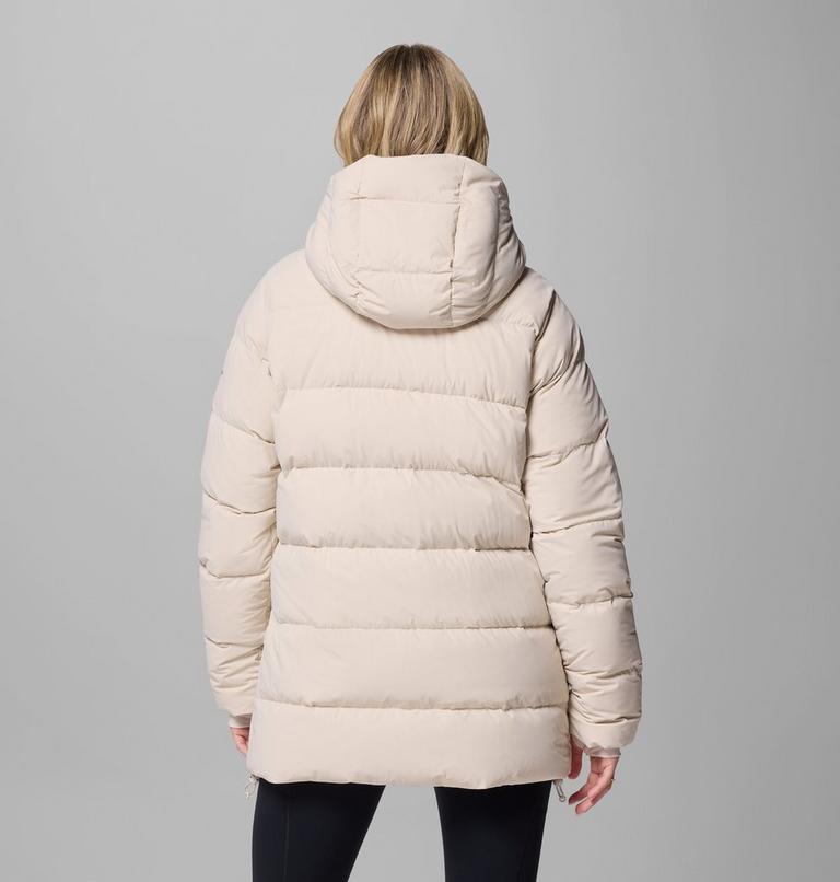 Women's Amaze Puff Mid Hooded Down Puffer, Color: Dark Stone, image 3