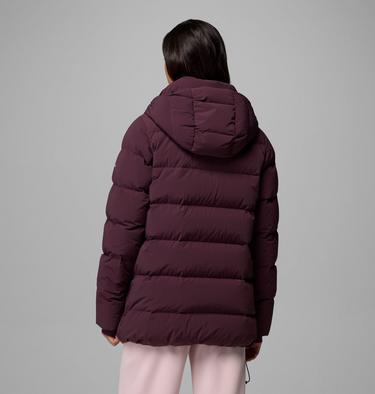 Women's Amaze Puff Mid Hooded Down Puffer, Color: Moonvista, image 3