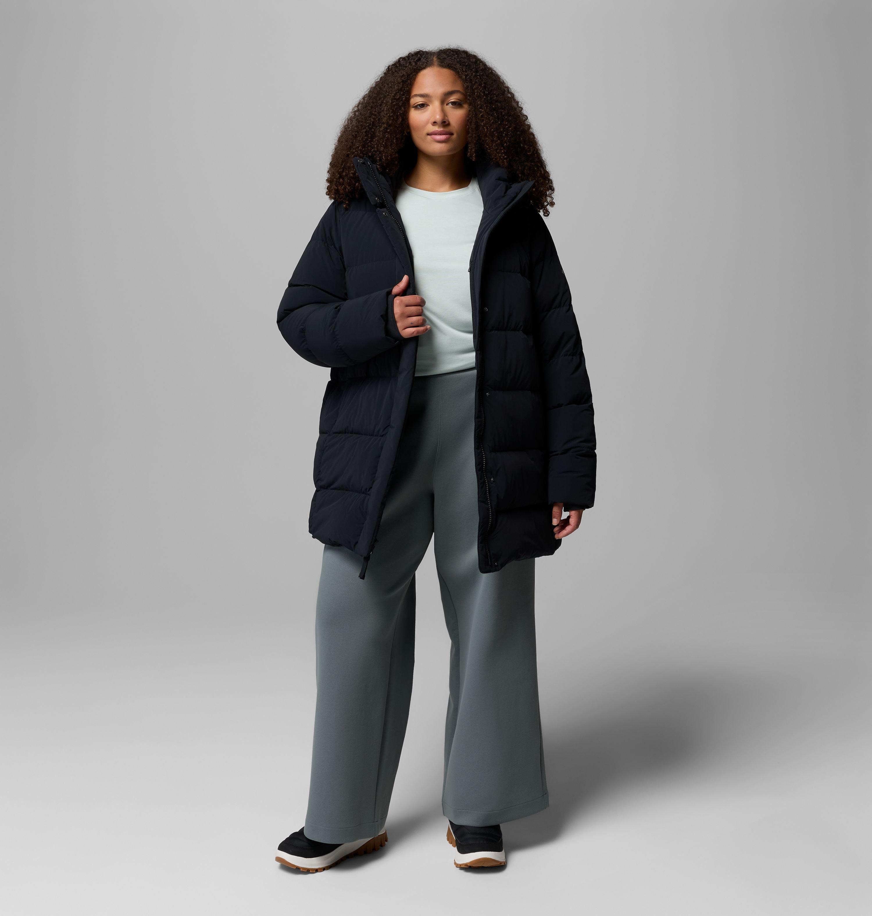 Women's Amaze Puff Mid Hooded Jacket - Plus Size | 010 | 3X 2