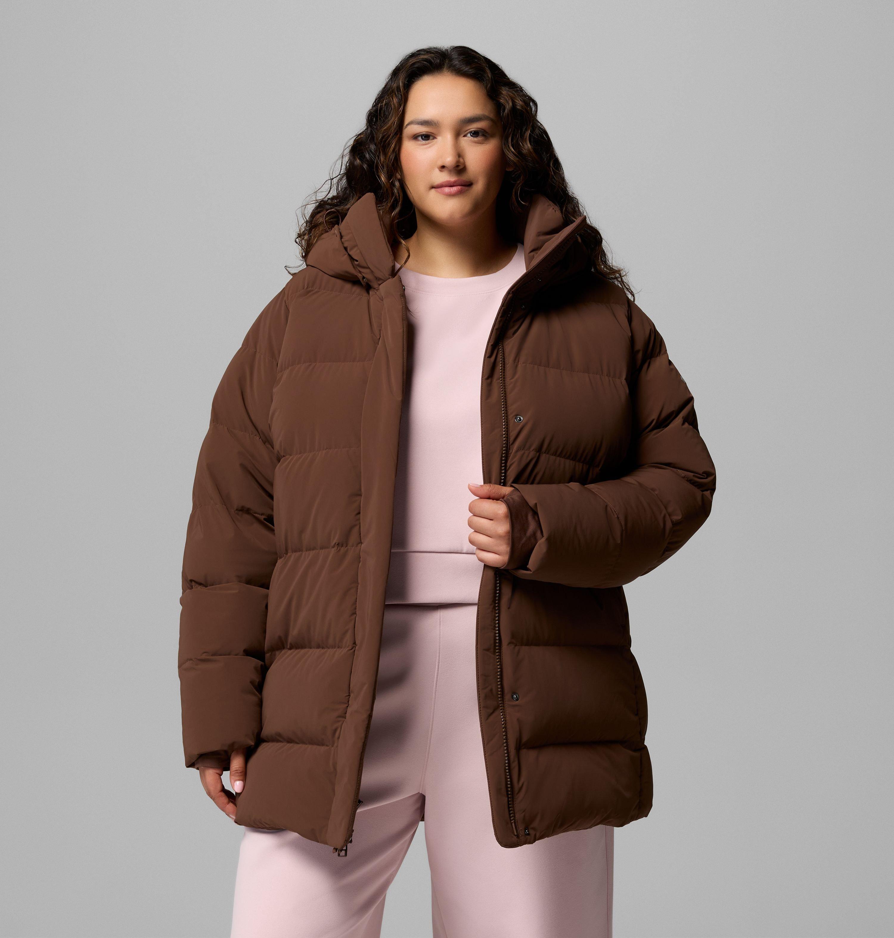 Women's Amaze Puff™ Mid Hooded Jacket - Plus Size | 256 | 1X 5