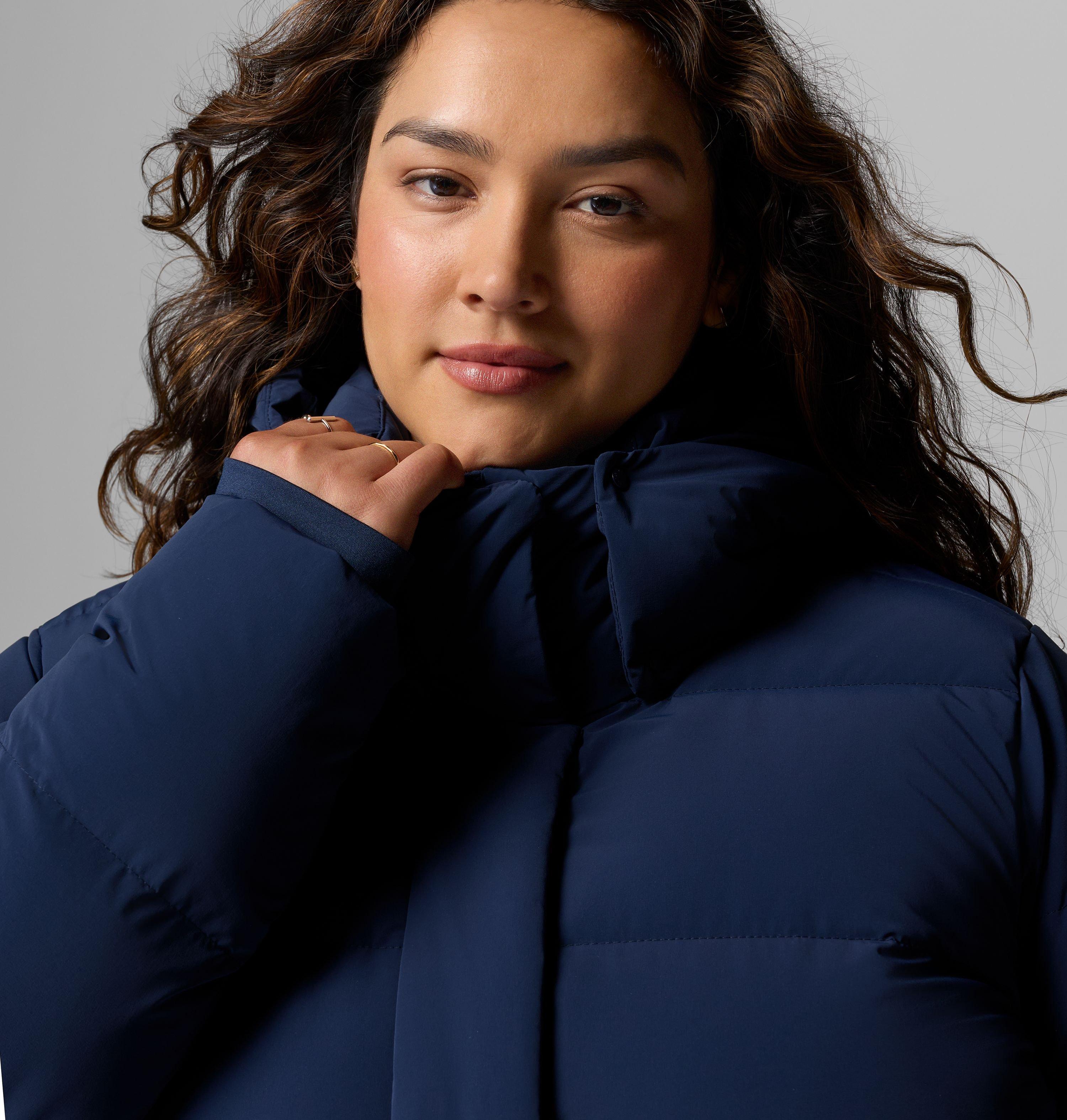 Women's Amaze Puff Mid Hooded Jacket - Plus Size 9