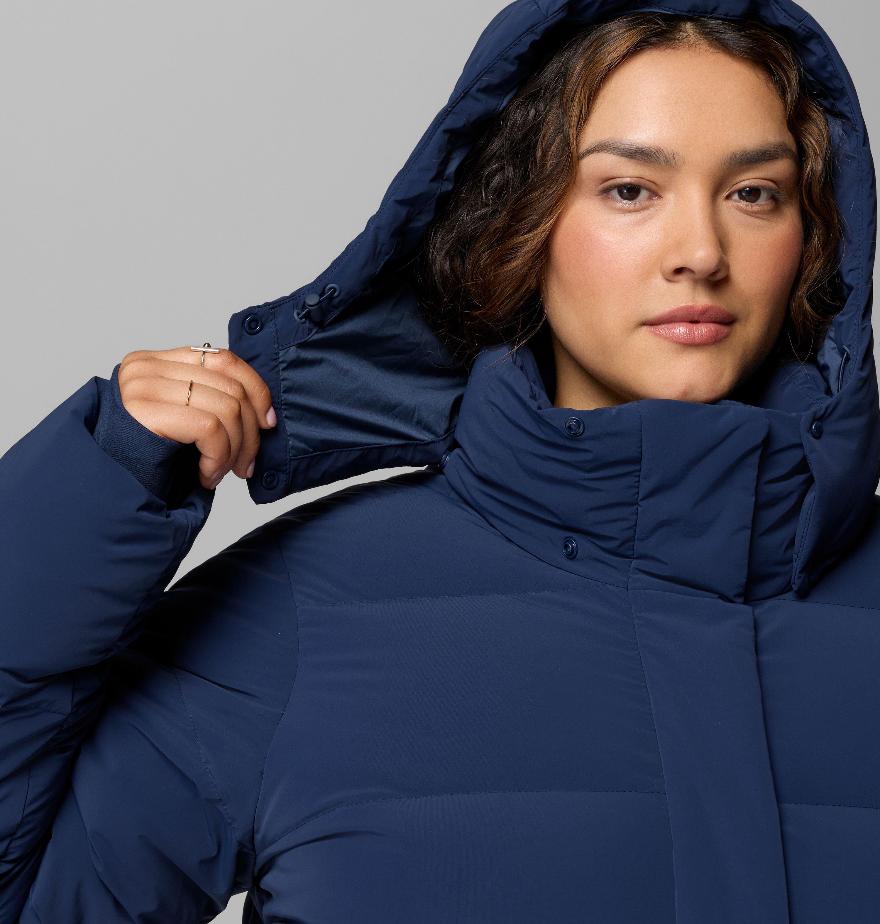 Women's Amaze Puff Mid Hooded Jacket - Plus Size 11