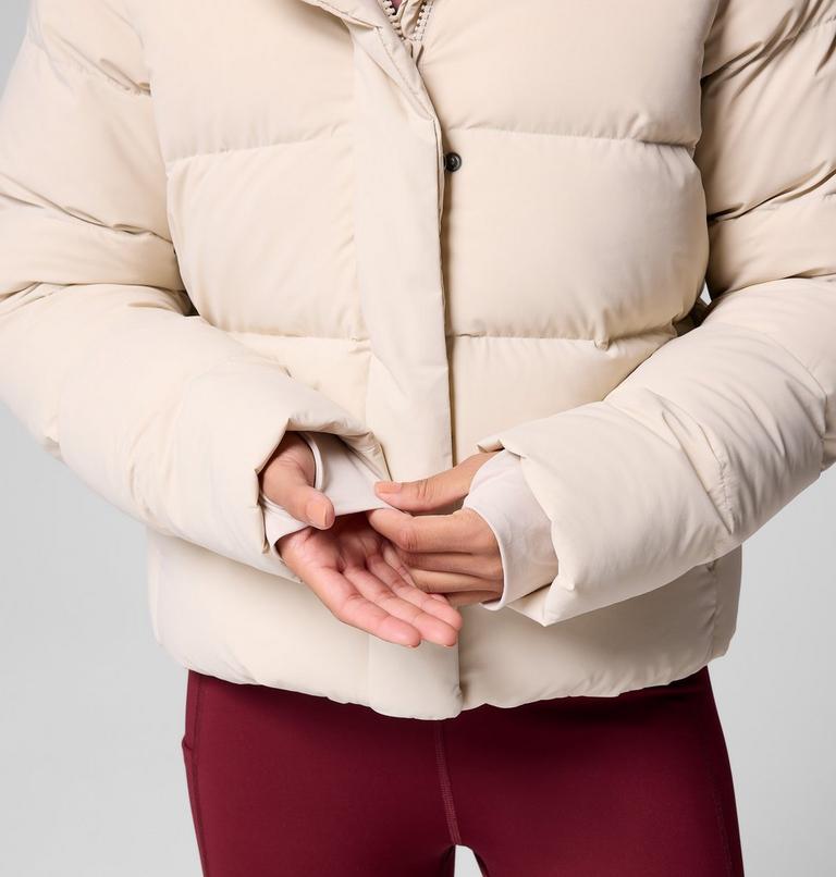 Women's Amaze Puff Hooded Down Puffer, Color: Dark Stone, image 11