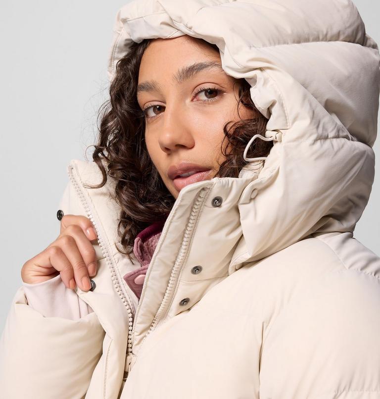 Women's Amaze Puff Hooded Down Puffer, Color: Dark Stone, image 4