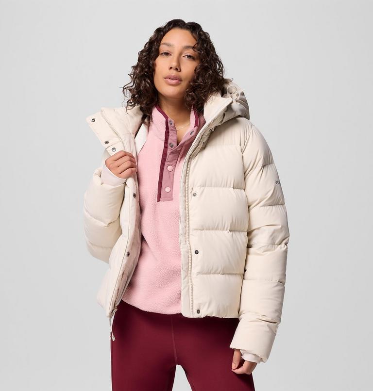 Women's Amaze Puff Hooded Down Puffer, Color: Dark Stone, image 5