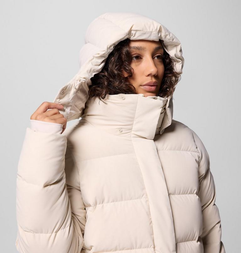 Women's Amaze Puff Hooded Down Puffer, Color: Dark Stone, image 9
